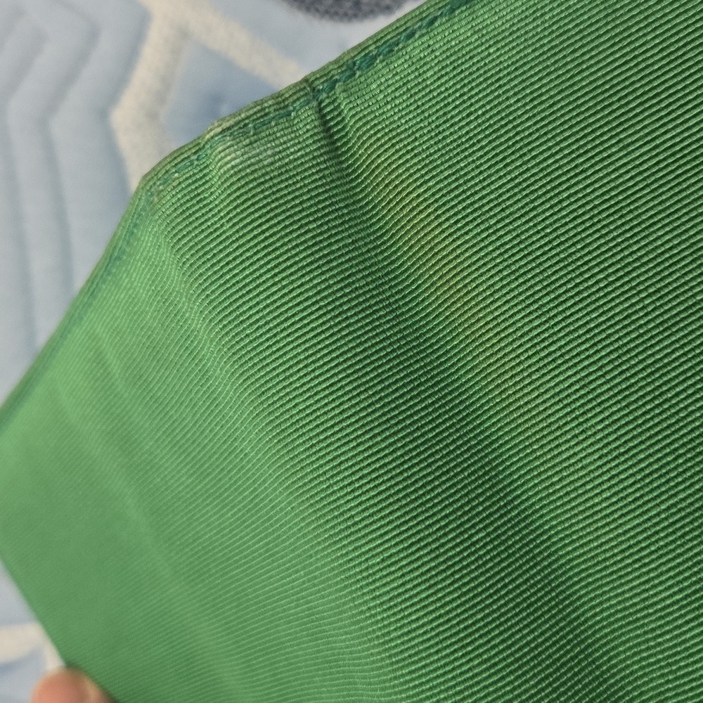 Mila Schon Emerald Green Shoulder Bag Made In Italy - Picture 8 of 8